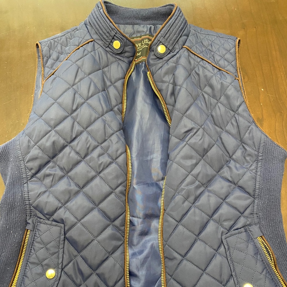 Women’s Navy M Zip up jacket Active USA